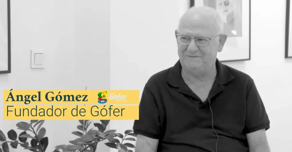 foto de angel gomez fundador de gofer